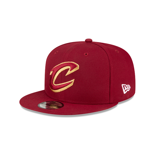 Cleveland Cavaliers Basic Red 9FIFTY Snapback Hat - New Era Cap