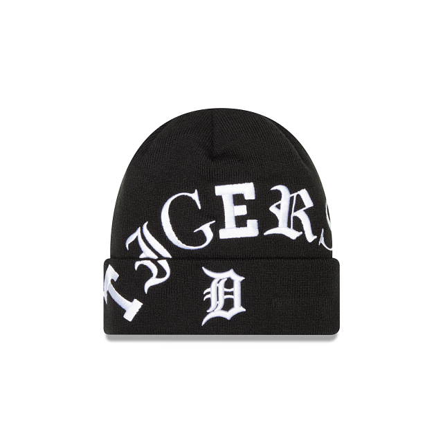 Detroit Tigers Blackletter Knit Hat – New Era Cap