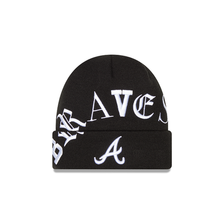 Atlanta Braves Blackletter Knit Hat