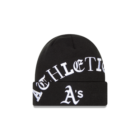 Oakland Athletics Blackletter Knit Hat