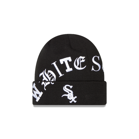 Chicago White Sox Blackletter Knit Hat