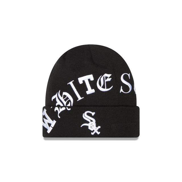Chicago White Sox Blackletter Knit Hat – New Era Cap