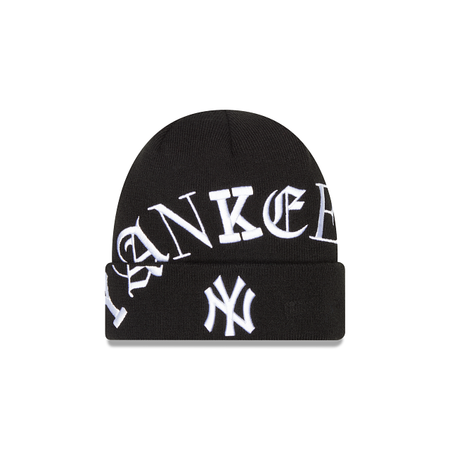New York Yankees Blackletter Knit Hat