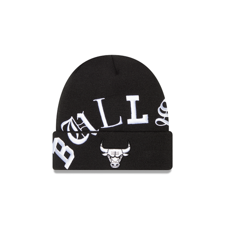 Chicago Bulls Blackletter Knit Hat