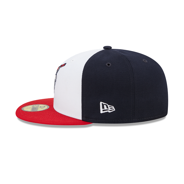 Men's New Era White/Red Louisville Bats Marvel x Minor League 59FIFTY Fitted Hat