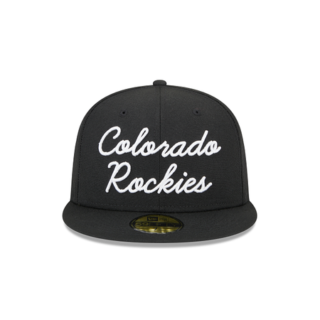 Colorado Rockies Fairway Script 59FIFTY Fitted Hat