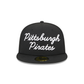 Pittsburgh Pirates Fairway Script 59FIFTY Fitted Hat
