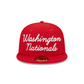 Washington Nationals Fairway Script 59FIFTY Fitted Hat