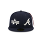 Alpha Industries X Atlanta Braves Dual Logo 59FIFTY Fitted Hat