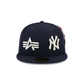 Alpha Industries X New York Yankees Dual Logo 59FIFTY Fitted Hat
