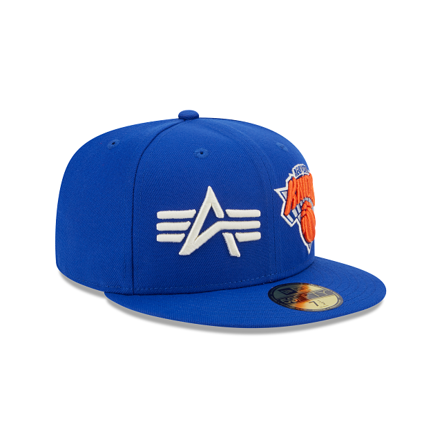 Alpha Industries X New York Knicks Dual Logo 59FIFTY Fitted Hat