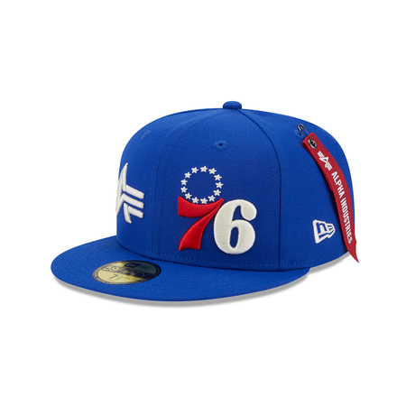 Alpha Industries X Philadelphia 76ers Dual Logo 59FIFTY Fitted Hat