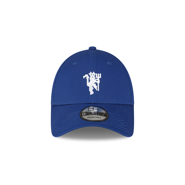 Manchester United Logo 9FORTY Adjustable Hat, Blue, by New Era