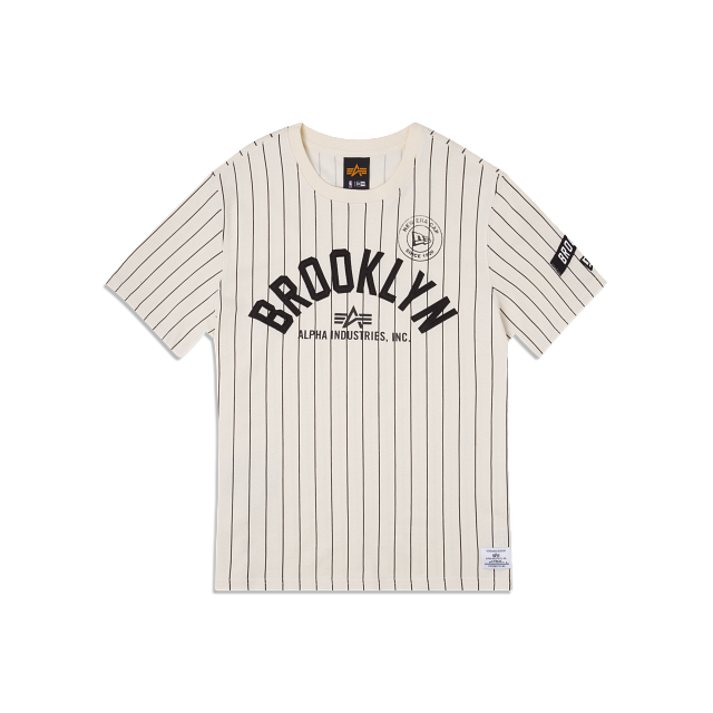 Alpha Industries X Brooklyn Nets Striped T-Shirt