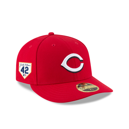 Cincinnati Reds Jackie Robinson Day 2024 Low Profile 59FIFTY Fitted Hat