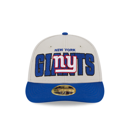New York Giants 2023 Draft Low Profile 59FIFTY Fitted Hat