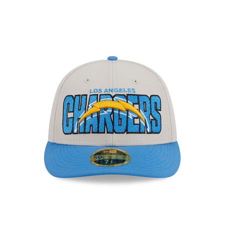 Los Angeles Chargers 2023 Draft Low Profile 59FIFTY Fitted Hat