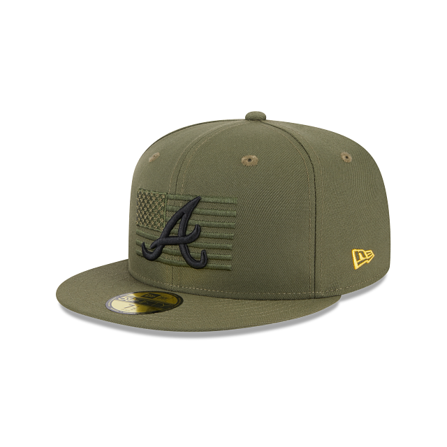New Era Men's Green Atlanta Braves 2023 Armed Forces Day Bucket Hat - Green