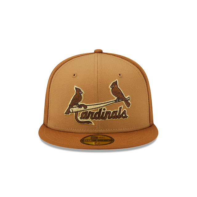 MLB American Needle St Louis Cardinals Strapback Flat Bill Hat Cap Suede  Brown
