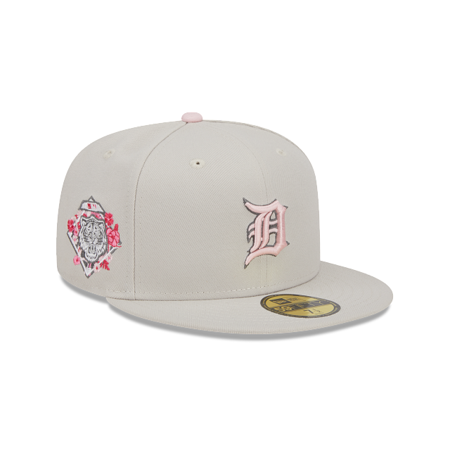 Men’s Detroit Tigers Gray Floral Undervisor 59FIFTY Fitted Hats