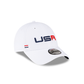 2023 Ryder Cup Team USA White 9FORTY Adjustable