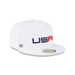 2023 Ryder Cup Team USA White 59FIFTY Fitted