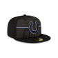Indianapolis Colts 2023 Training Black 59FIFTY Fitted Hat