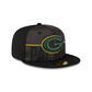 Green Bay Packers 2023 Training Black 59FIFTY Fitted Hat