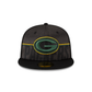 Green Bay Packers 2023 Training Black 59FIFTY Fitted Hat