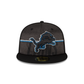 Detroit Lions 2023 Training Black 59FIFTY Fitted Hat