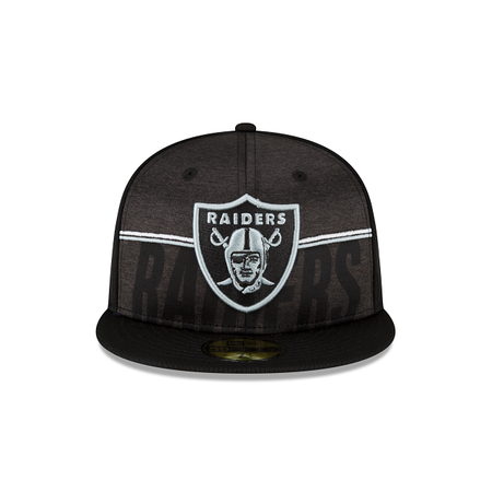 Las Vegas Raiders 2023 Training Black 59FIFTY Fitted Hat