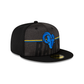 Los Angeles Rams 2023 Training Black 59FIFTY Fitted