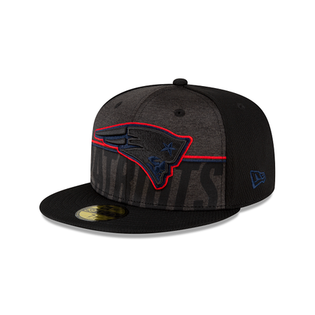 New England Patriots 2023 Training Black 59FIFTY Fitted Hat