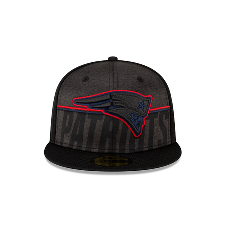 New England Patriots 2023 Training Black 59FIFTY Fitted Hat