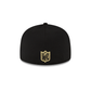New Orleans Saints 2023 Training Black 59FIFTY Fitted Hat