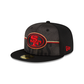 San Francisco 49ers 2023 Training Black 59FIFTY Fitted Hat