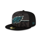 Philadelphia Eagles 2023 Training Black 59FIFTY Fitted Hat