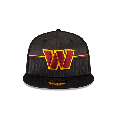 Washington Commanders 2023 Training Black 59FIFTY Fitted Hat