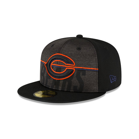 Chicago Bears 2023 Training Black 59FIFTY Fitted Hat