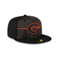 Chicago Bears 2023 Training Black 59FIFTY Fitted