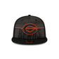 Chicago Bears 2023 Training Black 59FIFTY Fitted