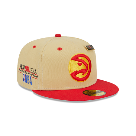 Atlanta Hawks Tan 59FIFTY Fitted Hat