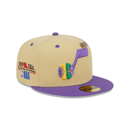 Utah Jazz Tan 59FIFTY Fitted Hat