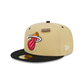 Miami Heat Tan 59FIFTY Fitted Hat