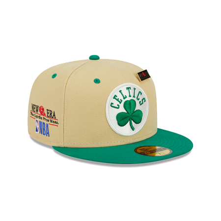 Boston Celtics Tan 59FIFTY Fitted Hat