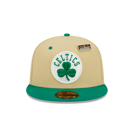 Boston Celtics Tan 59FIFTY Fitted Hat