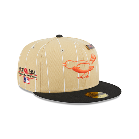 Baltimore Orioles Pinstripe 59FIFTY Fitted Hat