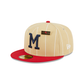 Milwaukee Braves Pinstripe 59FIFTY Fitted Hat