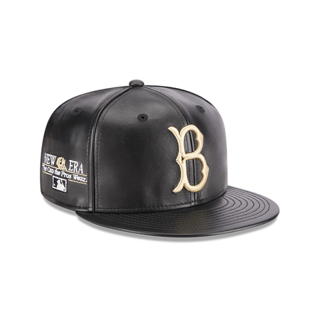 Brooklyn Dodgers Leather 59FIFTY Fitted Hat