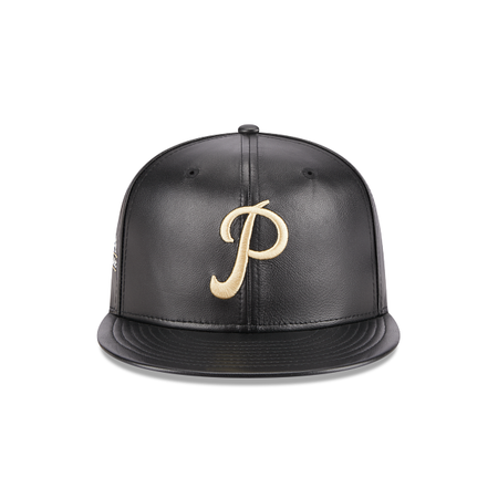Philadelphia Phillies Leather 59FIFTY Fitted Hat